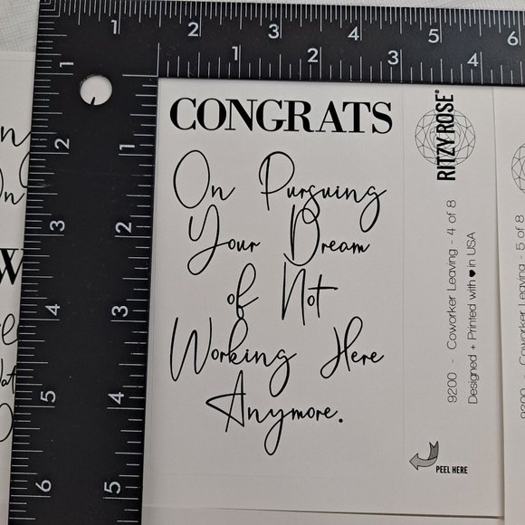 Wine Bottle Retirement Party Labels Stickers 8 piece - Picture 10 of 11